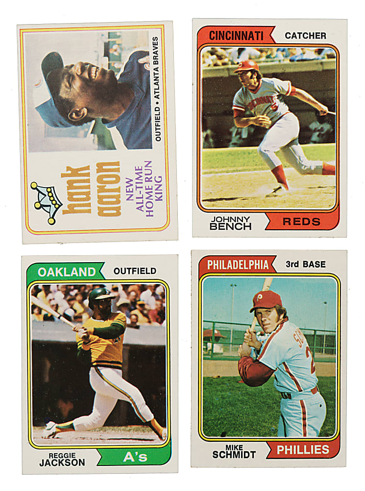 High-Grade 1974 Topps Complete Set (660) Plus Traded Series (44)