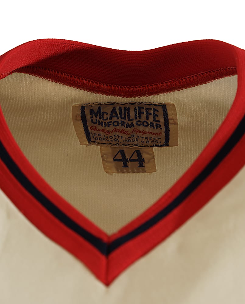 1977 Carlton Fisk Boston Red Sox Game-Used Home Jersey MEARS A8