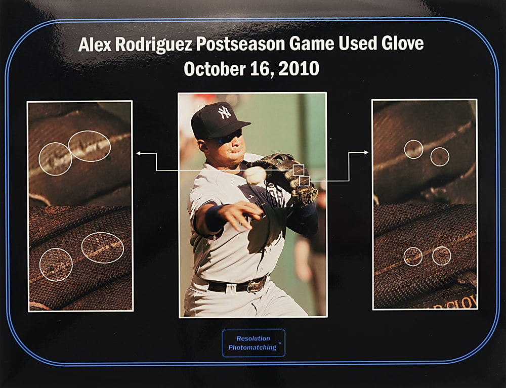 2010 Alex Rodriguez New York Yankees Signed Game-Used Glove - Photomatched to 62 Games Including 600th Home Run