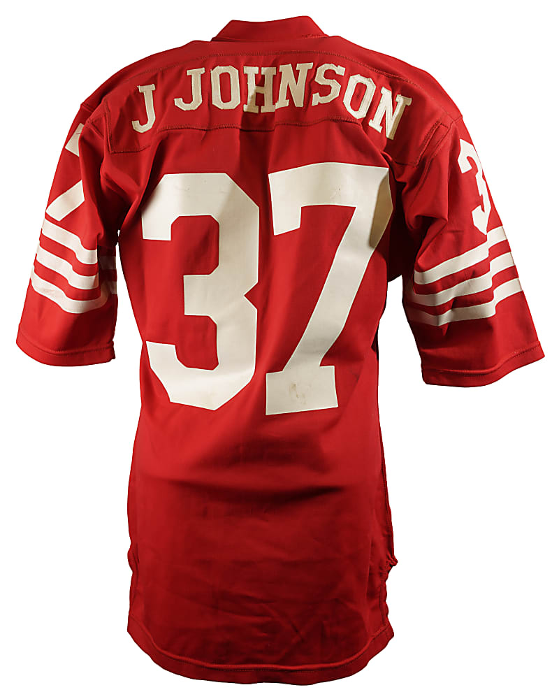 1975 Jimmy Johnson San Francisco 49ers Game-Used Home Jersey - Direct Player Provenance