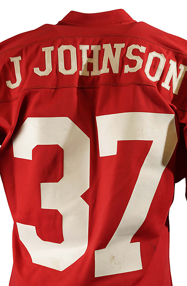 1975 Jimmy Johnson San Francisco 49ers Game-Used Home Jersey - Direct Player Provenance