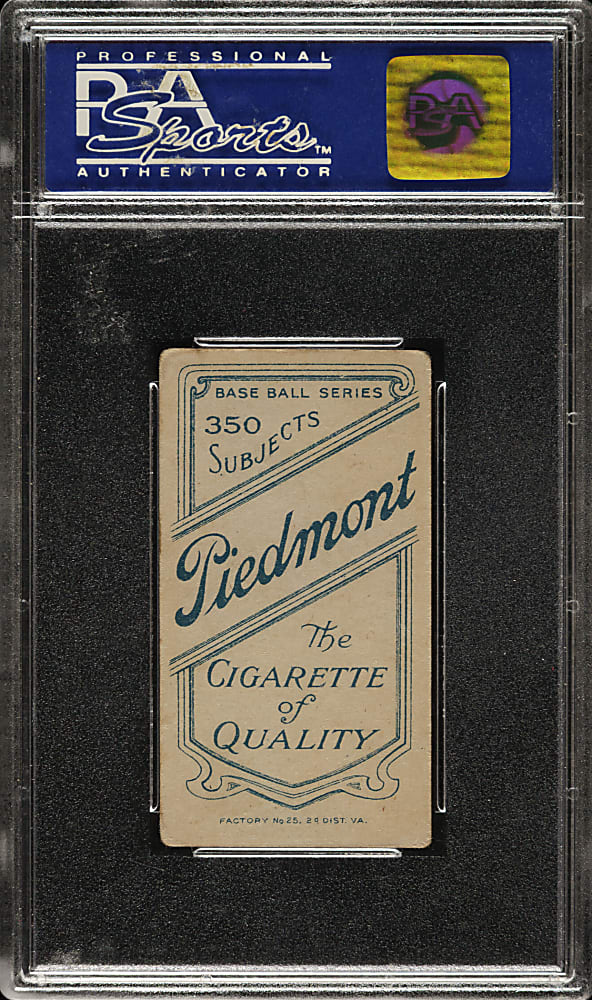 1909-1911 T206 White Border Kid Elberfeld Washington, Portrait PSA VG-EX 4