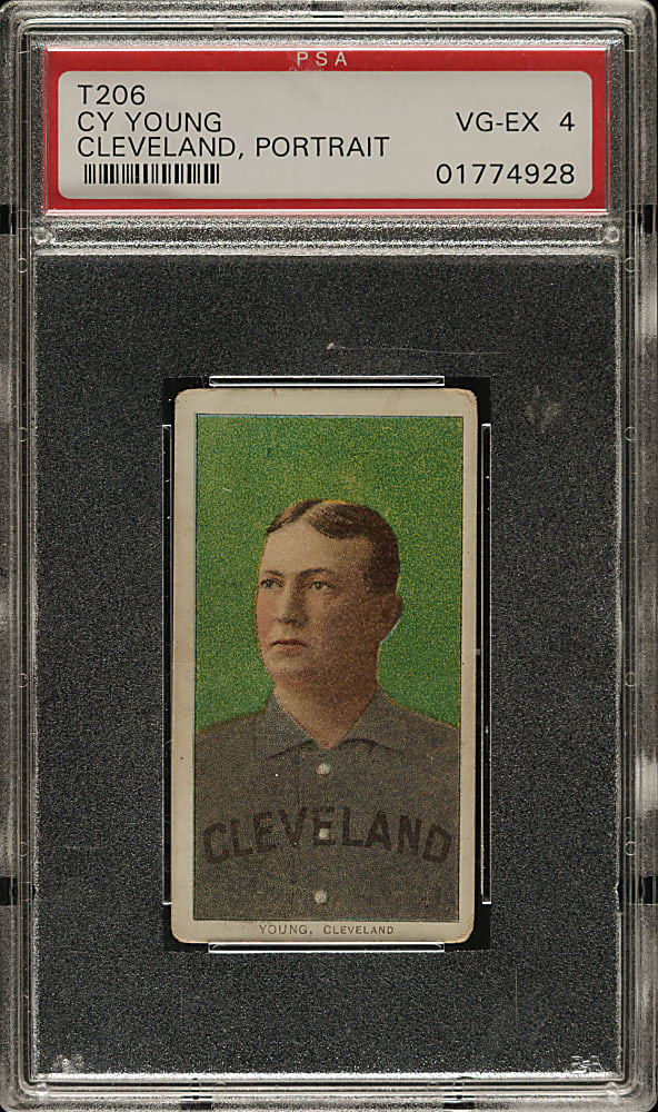 1909-1911 T206 White Border Cy Young Portrait PSA VG-EX 4