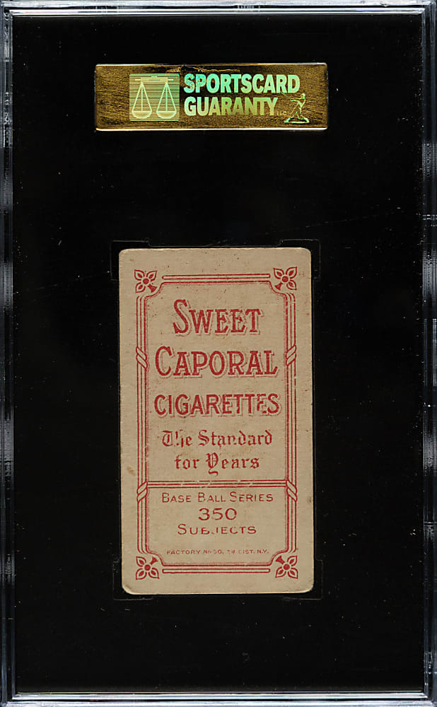 1909-1911 T206 White Border Ty Cobb Portrait Red Background SGC VG/EX 50