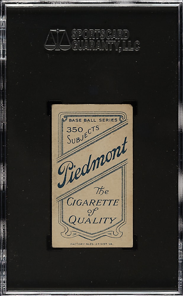 1909-1911 T206 White Border Ty Cobb Bat Off Shoulder SGC VG/EX 4