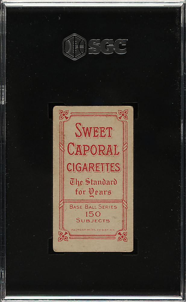 1909-1911 T206 White Border Cy Young Bare Hand Shows SGC VG+ 3.5