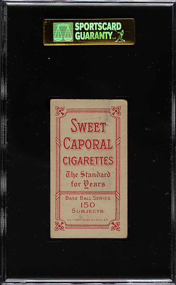 1909-1911 T206 White Border Christy Mathewson White Cap SGC VG 40