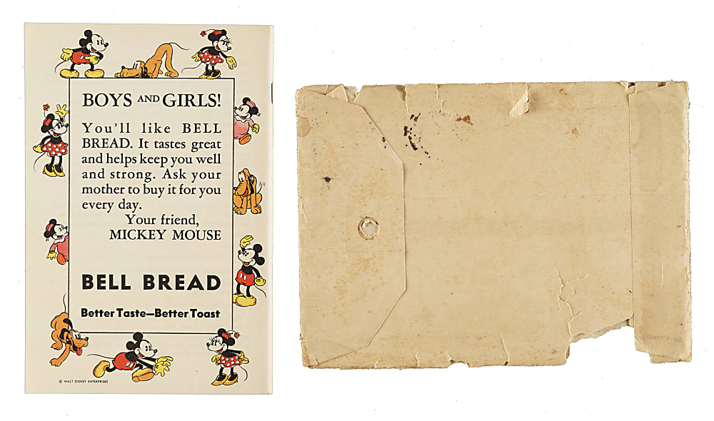 1936 D52  "Adventures of Mickey Mouse" Complete Set (96) Plus Recipe Scrap Book and Original Mailing Envelope