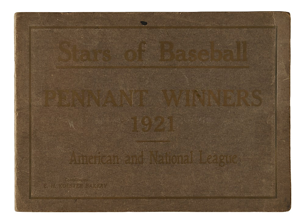 1921 Koester Bread Complete Set (52) Including Babe Ruth In Original Album - Newly Discovered!