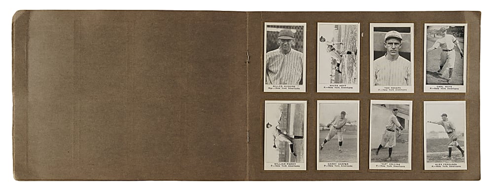 1921 Koester Bread Complete Set (52) Including Babe Ruth In Original Album - Newly Discovered!