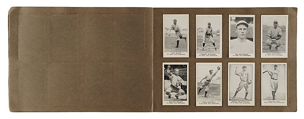 1921 Koester Bread Complete Set (52) Including Babe Ruth In Original Album - Newly Discovered!