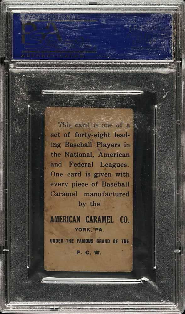 1915 E106 American Caramel Tris Speaker PSA VG 3