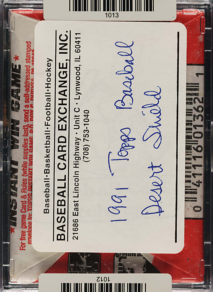 1991 Topps Desert Shield Unopened Wax Pack - BBCE