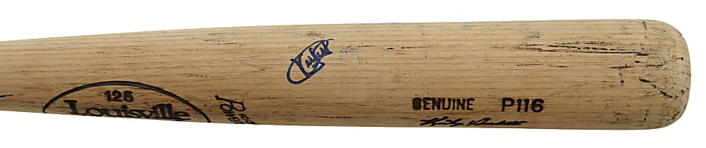 1993 Kirby Puckett Minnesota Twins Signed Game-Used Bat PSA/DNA GU 8