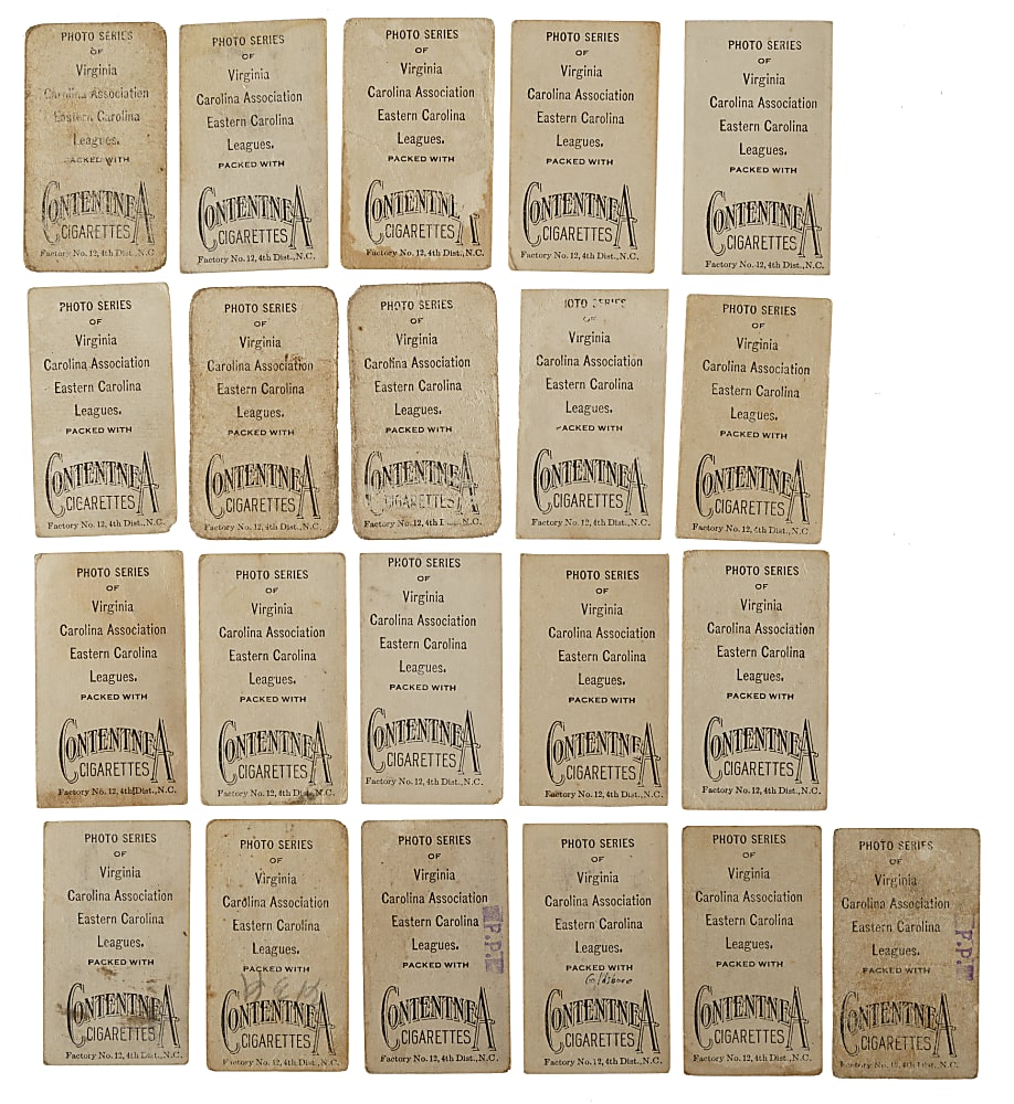 1910 T209 Contentnea Cigarettes "Photo Series" Partial Set (117/224) Including 96 SGC- and PSA-Graded Cards