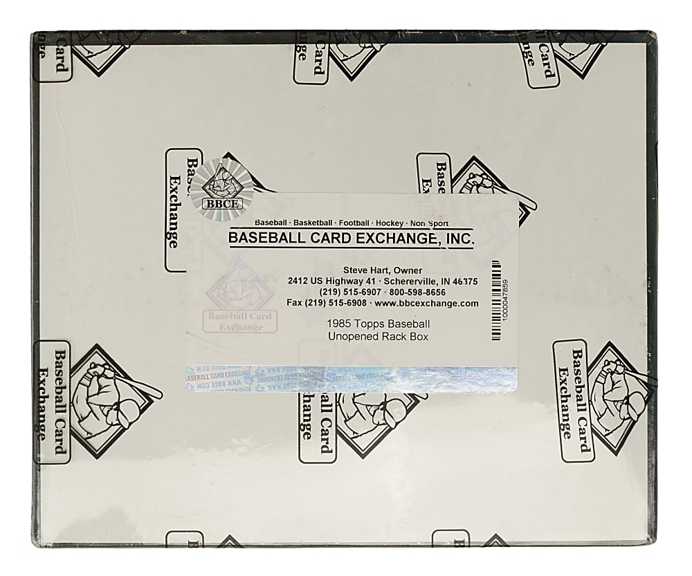 1985 Topps Unopened Rack Box (24 Packs) - BBCE