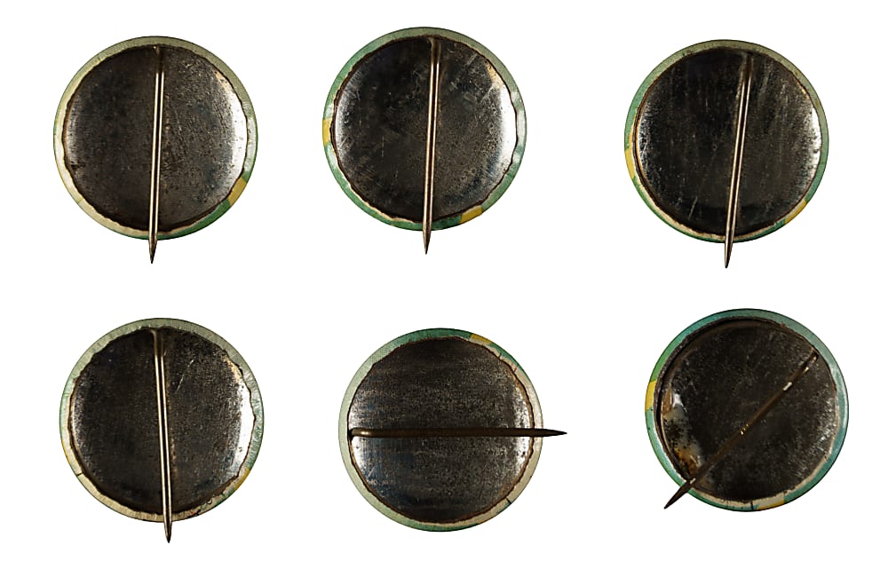 1932 PR2 Orbit Gum Pins - Numbered Complete Set (57)