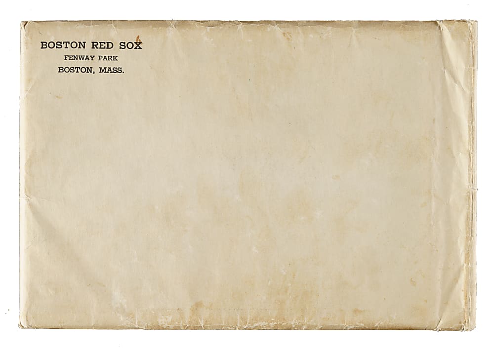 1940 Boston Red Sox Picture Pack Complete Set (25) Plus Original Envelope