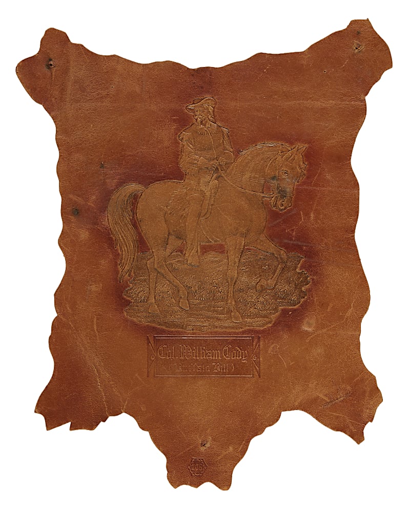 1912 L4 Leather Tobacco Premium #205 Buffalo Bill Cody