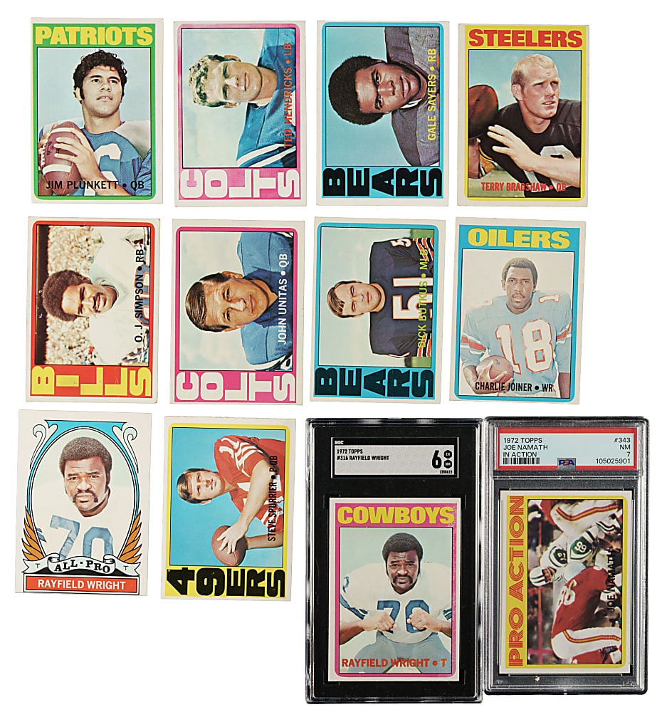 1972 Topps Football Complete Set (351)