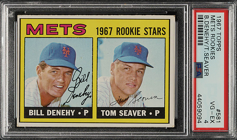 1967 Topps #581 Tom Seaver Rookie PSA VG-EX 4