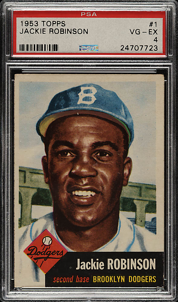 1953 Topps #1 Jackie Robinson PSA VG-EX 4