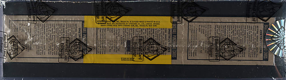 1967 Topps "Punch-Outs" Unopened Ten-Cent Cello Pack -  BBCE - Orlando Cepeda and Ron Santo on Top