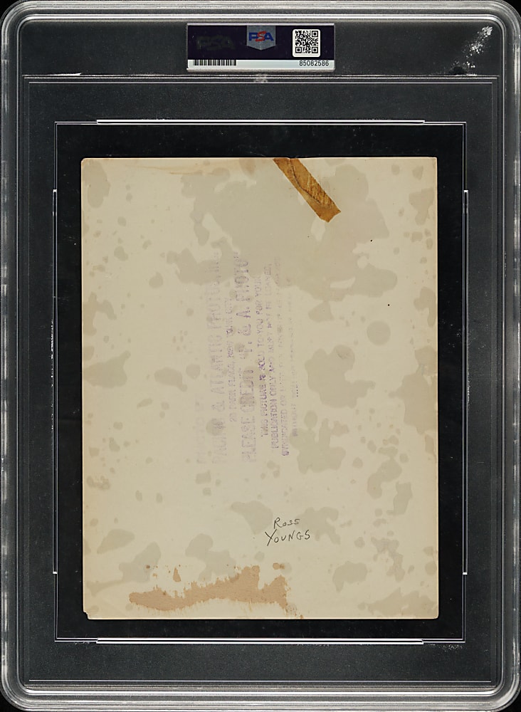 Circa 1920s Ross Youngs Original Pacific & Atlantic News Service Photograph PSA/DNA Type I