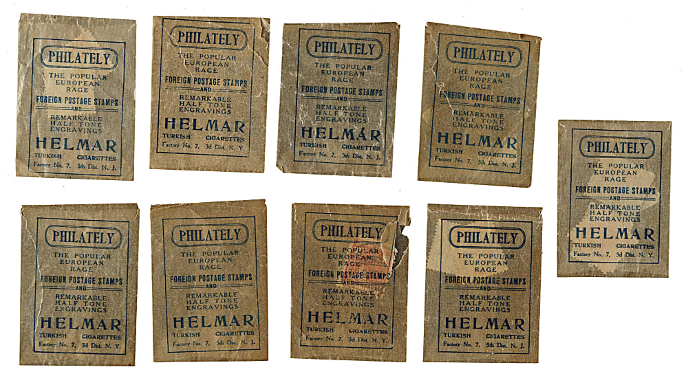 1911 T332 Helmar Stamps Baseball and Actresses Collection (47) Including Mathewson, Speaker, Evers, and Wheat