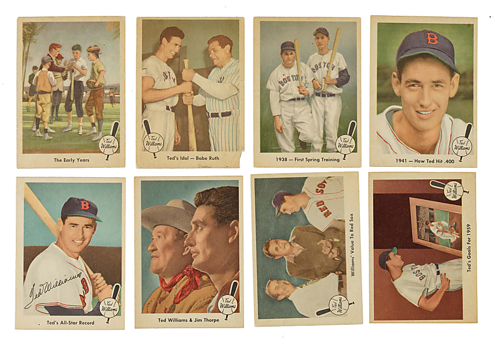 1959 Fleer Ted Williams Complete Set (80) Including #68 "Ted Signs" SGC EX 5