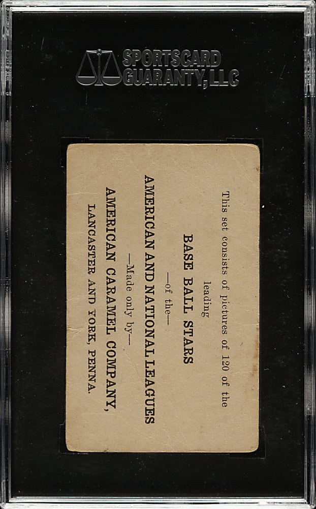 1922 E121 American Caramel (Series of 120) "Babe" Ruth (Photo Montage) SGC POOR 10