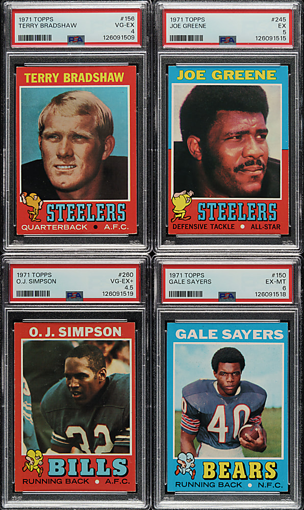 1971 Topps Football Complete Set (263)