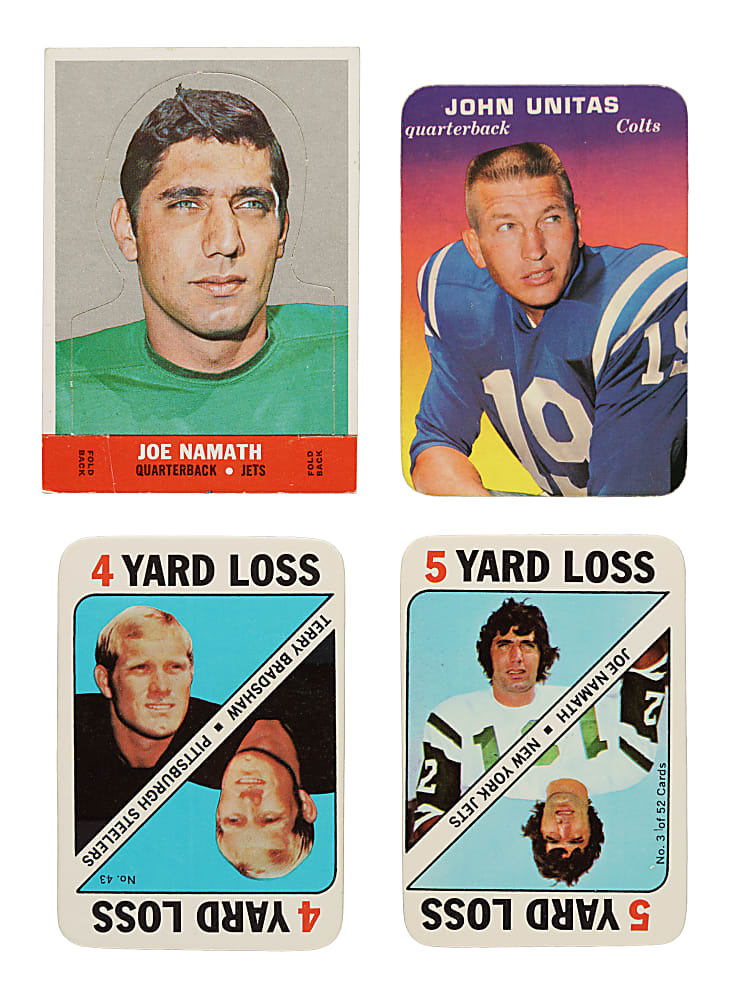 1968 to 1971 Topps Football Insert Collection (470) Including Complete and Near-Complete Sets