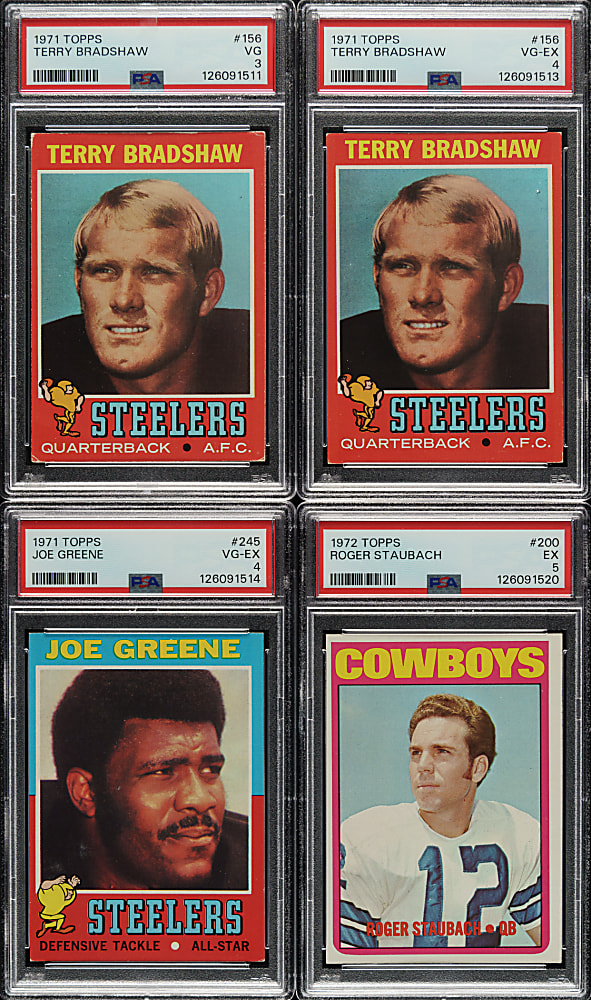 1968 to 1973 Topps Football Shoebox Collection (4,075) Including 748 Hall of Famers
