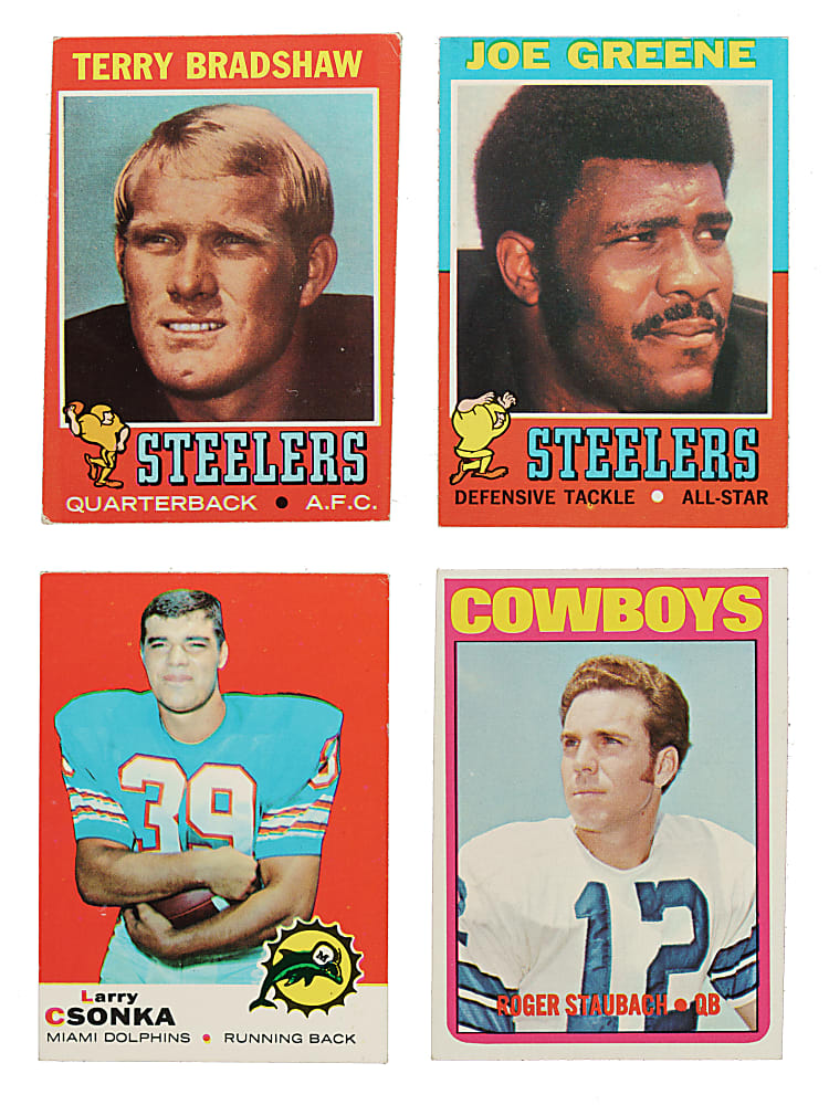1968 to 1973 Topps Football Shoebox Collection (4,075) Including 748 Hall of Famers