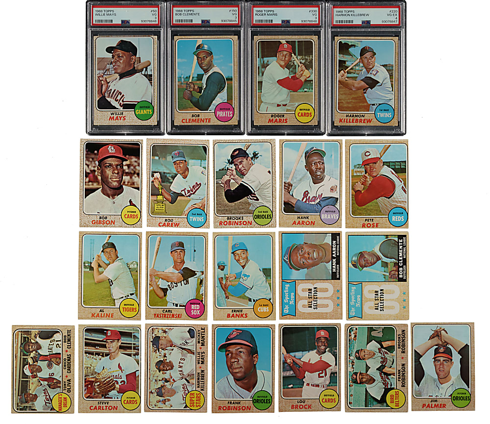 1968 Topps Complete Set (598)