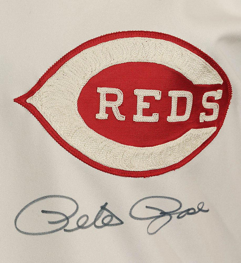 1984 Pete Rose Cincinnati Reds Signed Game-Used Home Jersey MEARS A9.5
