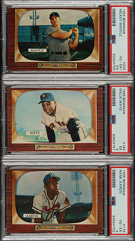 1955 Bowman Complete Master Set (326)