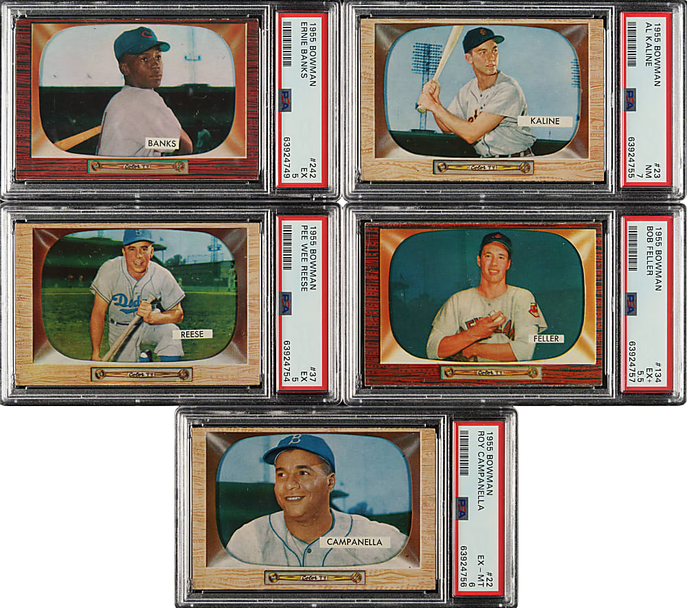 1955 Bowman Complete Master Set (326)