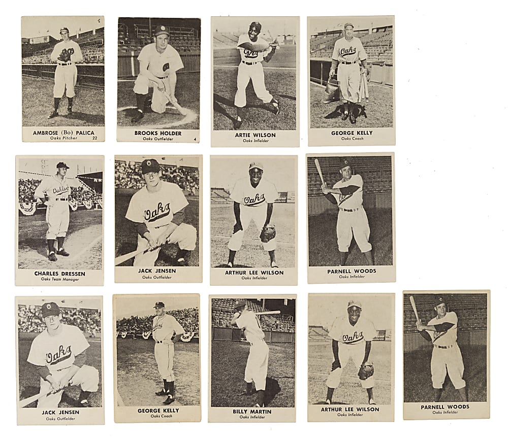 1946 to 1950 Remar Bread Oakland Oaks Collection (97) Including Two Complete Sets and One Near-Complete Set