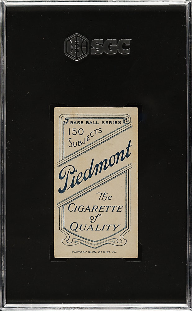 1909-1911 T206 White Border Nap Lajoie Portrait SGC VG/EX 4