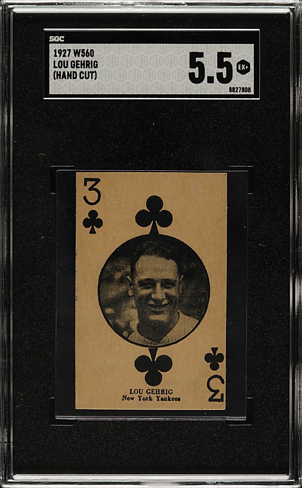 1927 W560 Lou Gehrig SGC EX+ 5.5
