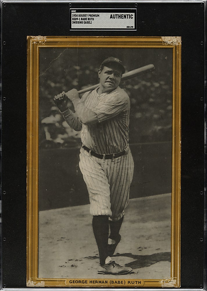 1934 R309-1 Goudey Premium Babe Ruth - SGC