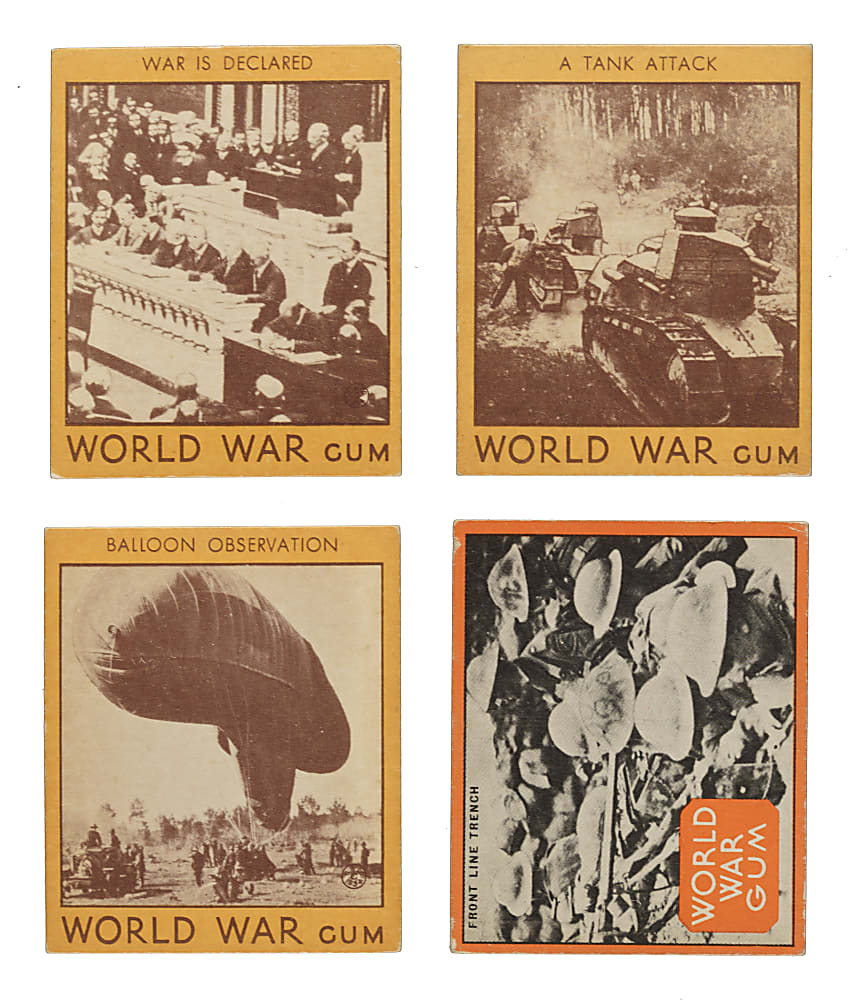 1933 R174 Goudey "World War Gum" Complete Set (96)