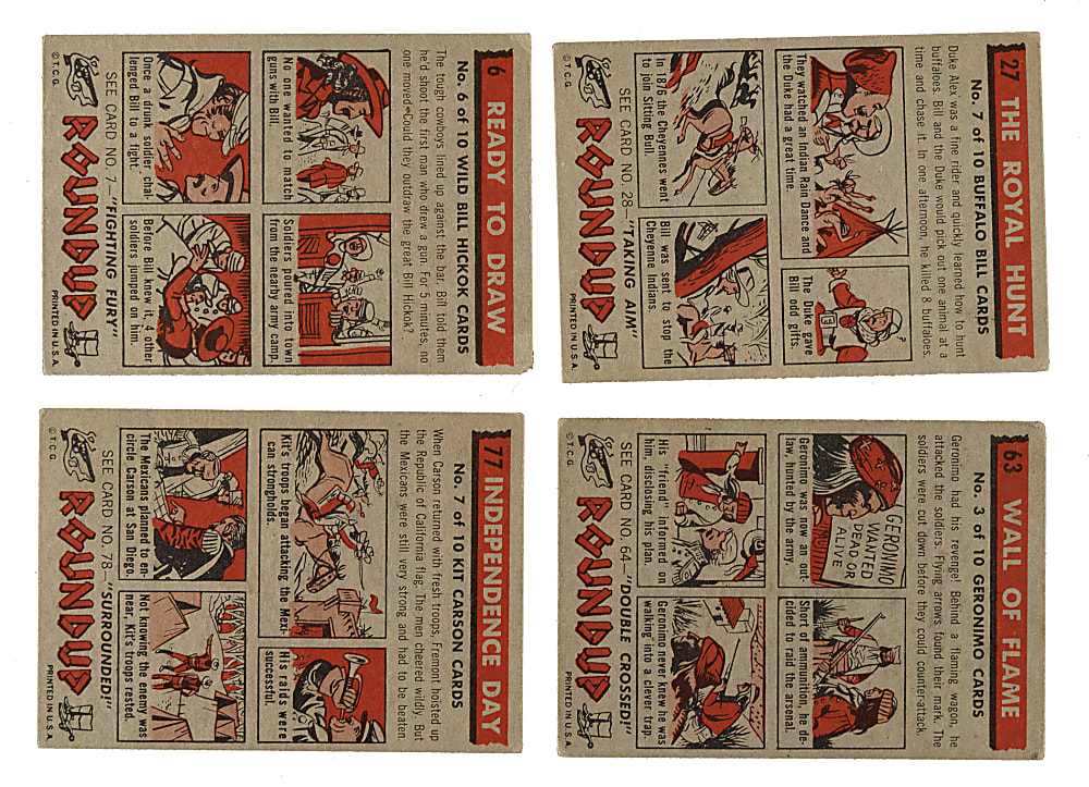 1956 Topps "Round-Up" Complete Set (80)