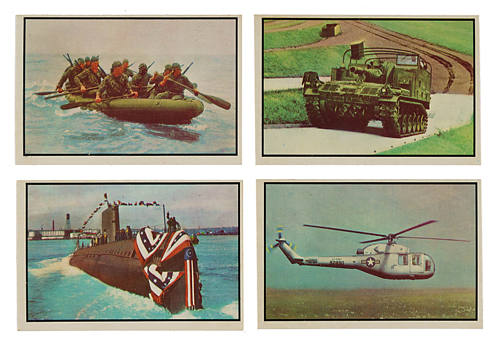 1954 Bowman "Power For Peace" Complete Set Pair (2 Sets, 192 Cards)