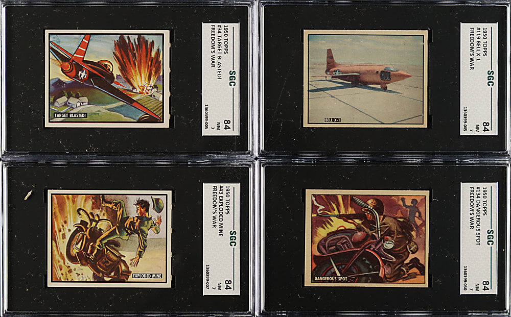 1950 Topps "Freedom's War" SGC-Graded Collection (82)