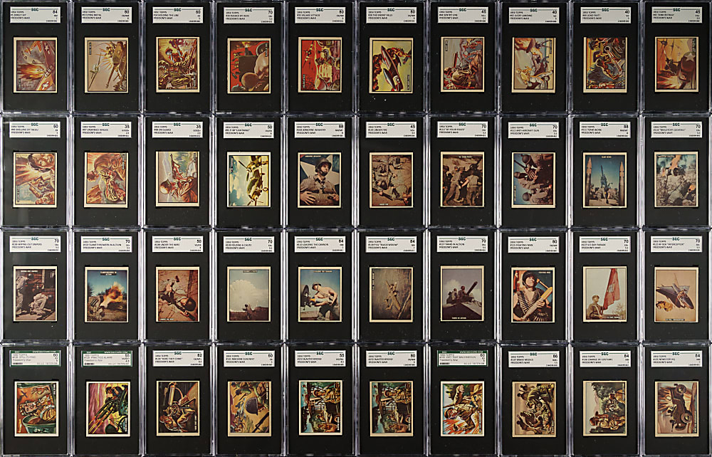 1950 Topps "Freedom's War" SGC-Graded Collection (82)
