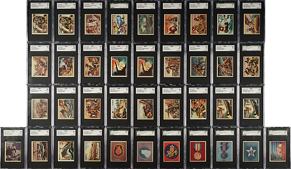 1950 Topps "Freedom's War" SGC-Graded Collection (82)