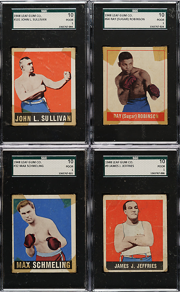 1948 Leaf Boxing SGC-Graded Partial Set (35/49)